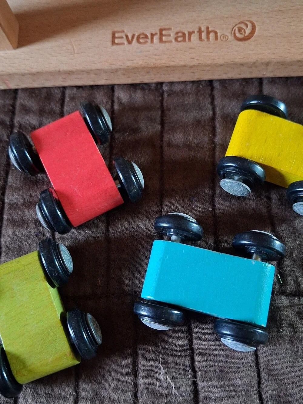 EverEarth Ramp Racer Wooden Track And 4 Wooden Cars